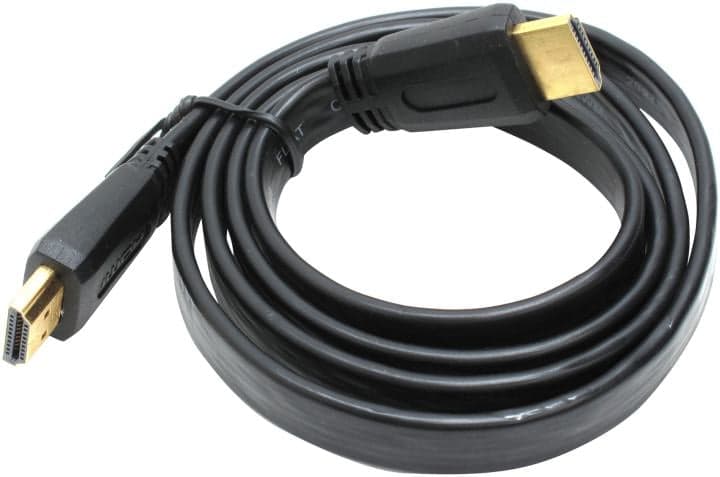 Кабель HDMI to HDMI (19M -19M), 1м, плоский