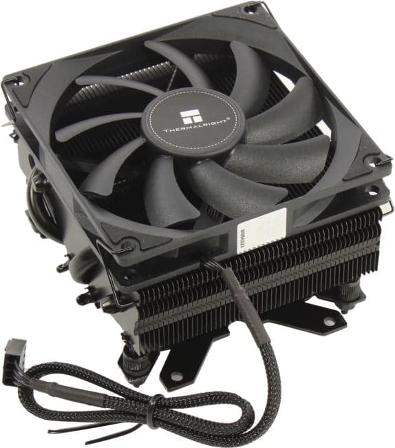 Thermalright <AXP90-X53 Black> (4пин, 115x/1200/AM4, 22.4дБ, 2700 об/мин, Al+тепл.тр)