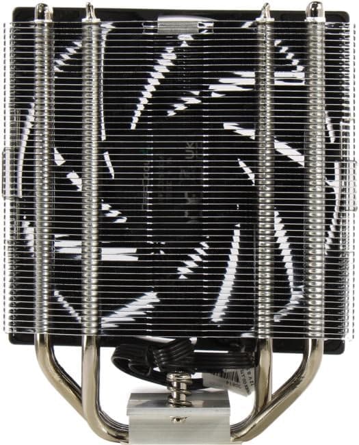 Deepcool <R-AG400-BKNNMN-G-1> AG400 (4пин, 115x/1200/1700/AM4/AM5,31.6дБ,500-2000об/мин,Al+тепл.трубки)