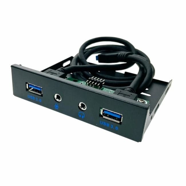 Espada <Eu335> 2xUSB3.0+2xJack3.5-F(Аудио+Микрофон) (крепление на лицевую панель корпуса 3.5")