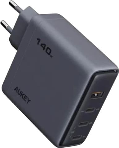 Aukey Comet Mix 4 <AWC-PA-C6G> Зарядное устройство USB (Вых. DC5/9/12/15/20/28V, 140W, USB, 3xUSB-C)