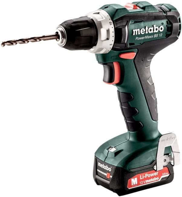 601036500 Дрель-шуруповерт Metabo PowerMaxx BS 12 аккум. патрон:быстрозажимной (кейс в комплекте)