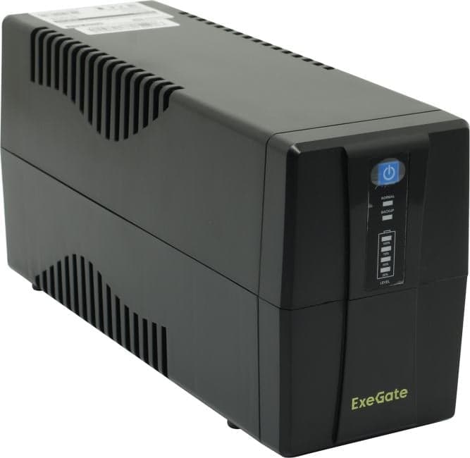 UPS 650VA Exegate Power <BNB-650 Black> <276528> защита телефонной линии/RJ45