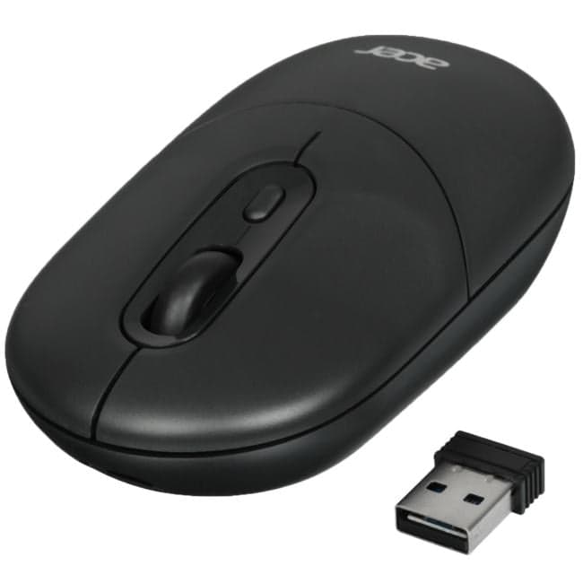 Мышь Acer OMR301 черный оптическая 1600dpi беспров. BT/Radio USB 4but (ZL.MCECC.01T)