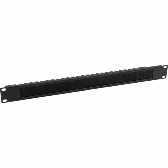 Органайзер 19, 1U Lanmaster LAN-ORG/BPSB-1U кабельный c щеточным вводом + скоба