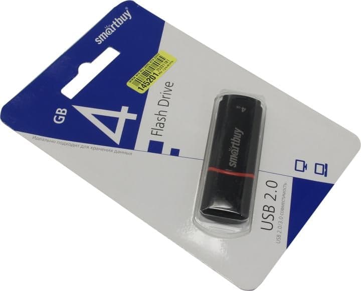 SmartBuy Crown <SB4GBCRW-K> USB2.0 Flash Drive 4Gb (RTL)