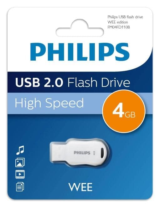 Philips WEE <FM04FD110B/97> USB2.0 Flash Drive 4Gb (RTL)