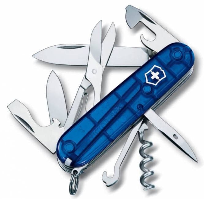 Victorinox Climber Blue Tran. <1.3703.T2> (91мм, 14 функций)