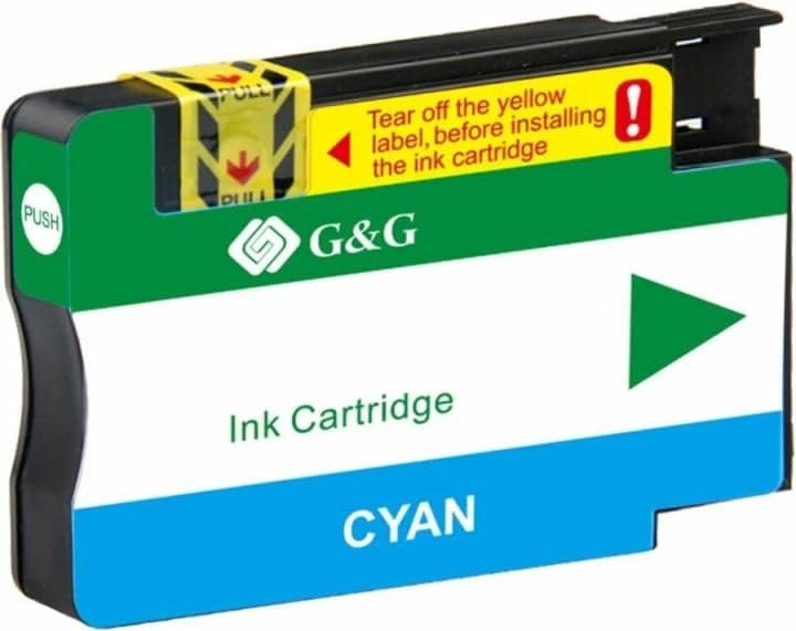 Картридж струйный G&G GG-CN054AN №933XL голубой (14мл) для HP Officejet 6100/6600/6700/7110/7510