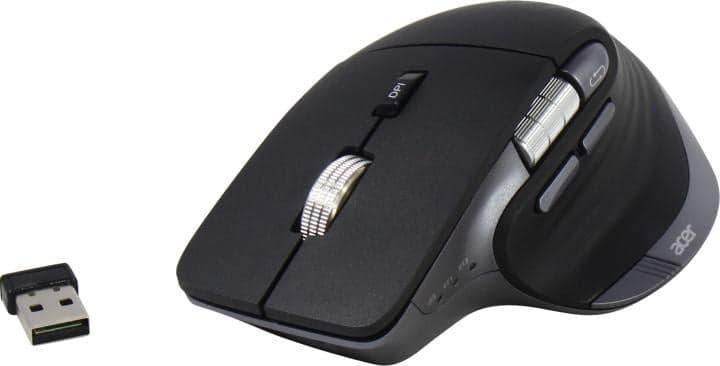 Acer Wireless Optical Mouse OMR405 <ZL.MCEEE.02V> (RTL) Bluetooth/USB 8btn+Roll