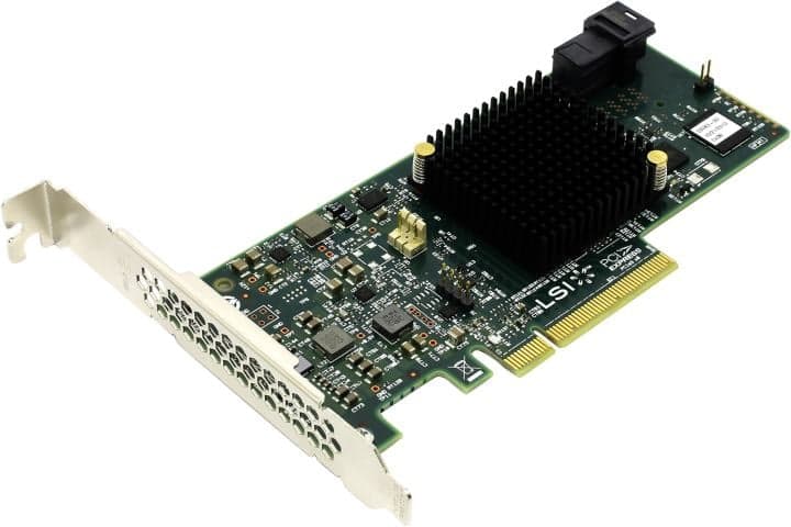 LSI/Broadcom MegaRAID SAS 9341-4i <LSI00419/25461/25486/26105> (RTL)PCI-Ex8, 4-portSAS/SATA 12Gb/s RAID 0/1/5/10/