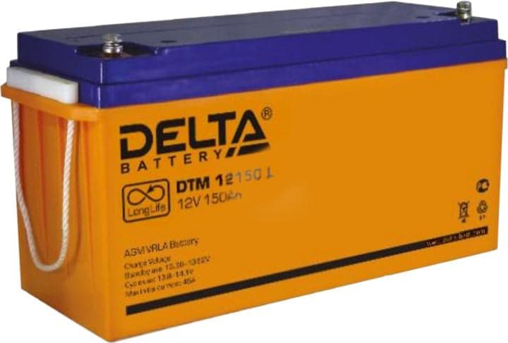 Аккумулятор Delta DTM 12150 L (12V, 150Ah)