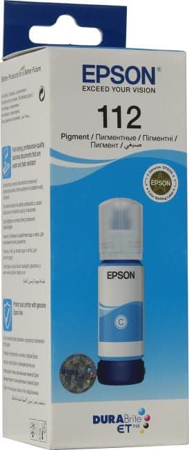 Чернила Epson C13T06C24A Cyan (70мл) для EPS L6460/6490/6550/6570/6580/11160/15150/15160