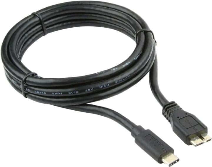 CCP-USB3-mBMCM-6 Кабель USB3.0 Cablexpert CCP-USB3-mBMCM-6, MicroB/Type-C, 1.5А, медь, двойн.экран, Pro, 1.8м, черный