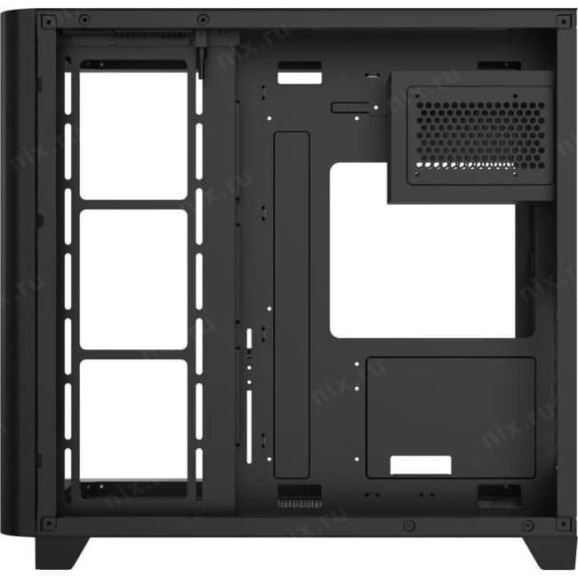 CRYSTAL U2 B FLOE Корпус Formula Crystal U2 Floe черный без БП ATX 1xUSB2.0 1xUSB3.0 1xUSB3.1 audio bott PSU