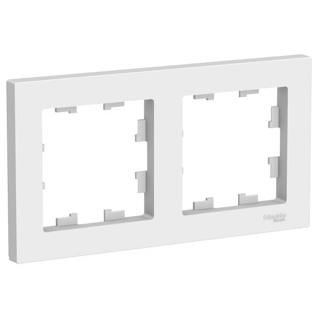 Schneider Electric AtlasDesign <ATN000102> Рамка (2 поста, белая)