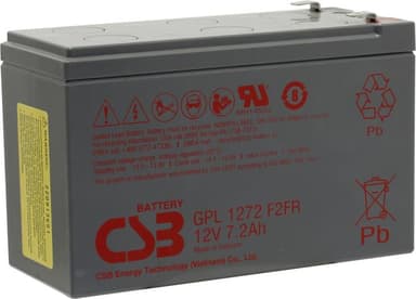Аккумулятор CSB GPL 1272 F2FR (12V, 7.2Ah) для UPS