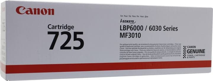 Картридж Canon 725 для LBP6000 серии/MF3010