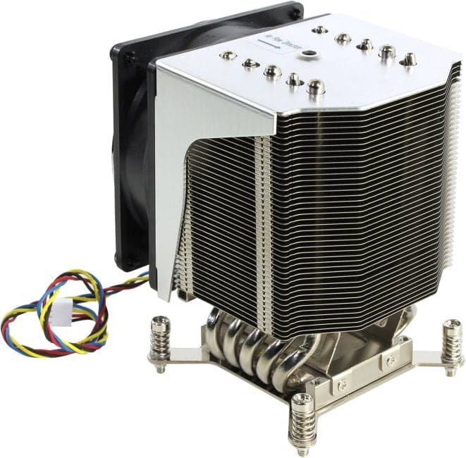 Supermicro <SNK-P0050AP4> 4U (4пин, 2011/2011 Narrow, 38дБ, 3800 об/мин, Cu+Al+тепловые трубки)