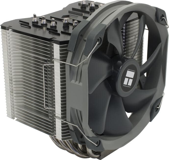 Thermalright <Macho MAXX> Cooler (4пин, 115x/1200/1700/2011/2066/AM4, 25.6дБ, 1500 об/мин, Cu+Al+тепл.тр)