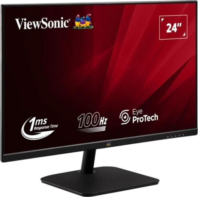 VA2432-MHD-3 Монитор ViewSonic 23.8" черный IPS LED 16:9 HDMI M/M матовая 250cd 178гр/178гр 1920x1080 100Hz VGA DP FHD