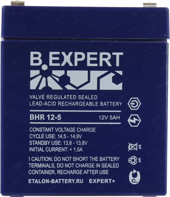 Аккумулятор B.Expert BHR 12-5 (12V, 5Ah) для UPS