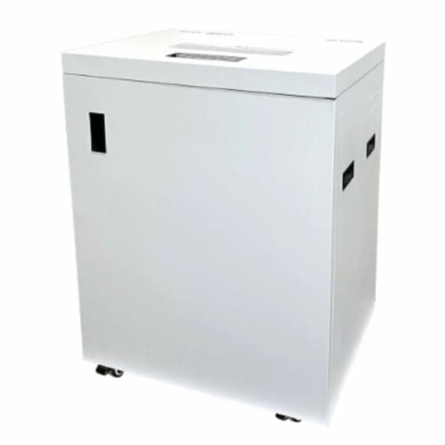 OK39351650 Шредер Office Kit S1650 3,9х35 белый (секр.P-4) фрагменты 35лист. 165лтр. скрепки скобы пл.карты CD