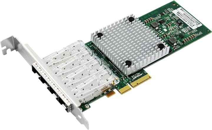 LR-LINK <LREC9714HF-4SFP> Quas-port 1G SFP Ethernet Network Adapter PCI-Ex4 (4SFP 1Gbps)
