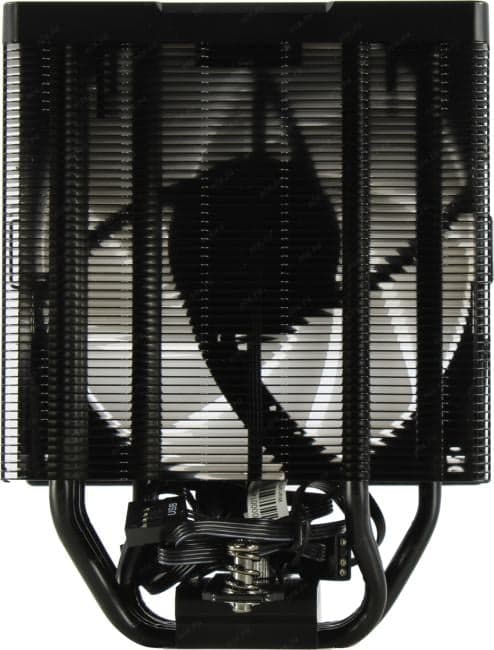 Deepcool <R-AG500-BKADMN-G-1> AG500 DIGITAL ARGB (115x/1200/1700/AM4/AM5,29.4дБ,300-1950об/мин,Al+тепл.трубки)
