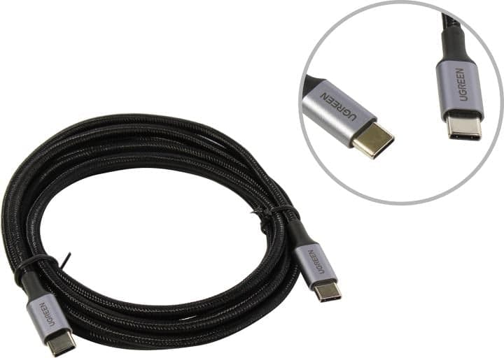 UGREEN US316 <70429> Кабель USB-C-->USB-C 2м