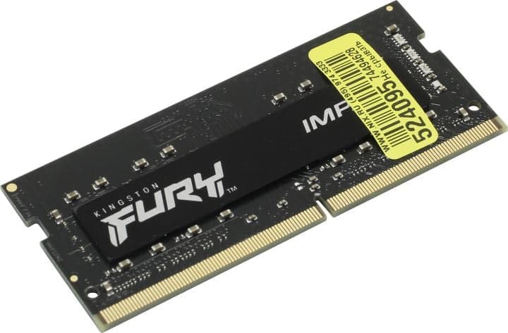 Kingston FURY Impact <KF432S20IB/8> DDR4 SODIMM 8Gb <PC4-25600> CL20 (for NoteBook)
