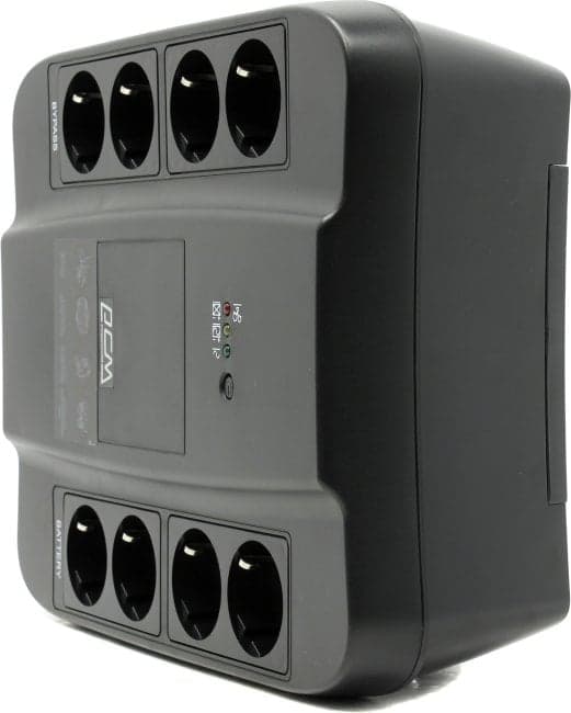 UPS 450VA PowerCom Spider <SPD-450N Euro Black>