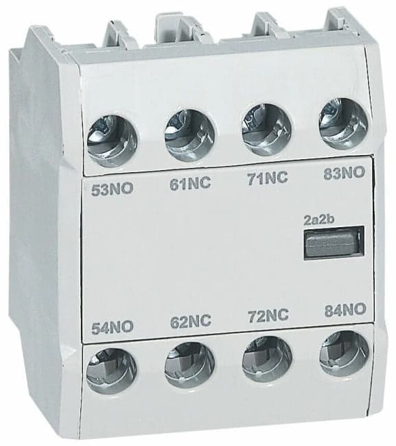 Блок Legrand 416854 вспомогательных контактов CTX?-3H0+1H.3-16A,фронтальный 2-полюсный и 4-полюсный