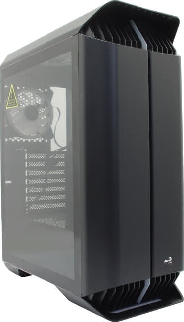 Miditower Aerocool <Gladiator Duo-G-BK-V1> Black ATX без БП