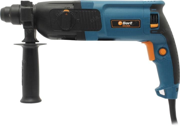Bort BHD-800N <93724672> Перфоратор (800W,3 Дж,1000 об/мин,5000 уд/мин,SDS-Plus,3 режима,кейс,набор буров)