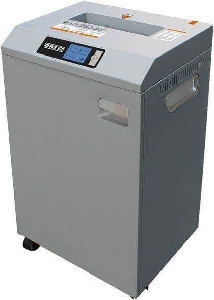 OK0805S600 Шредер Office Kit S600 0,8х5 серый (секр.P-7) фрагменты 6лист. 60лтр.