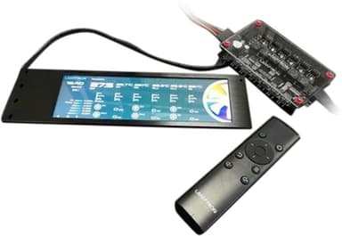 LAMP-CU135 Панель управления вентиляторами и подсветкой Lamptron CU135 RGB Fan&Light Controller
