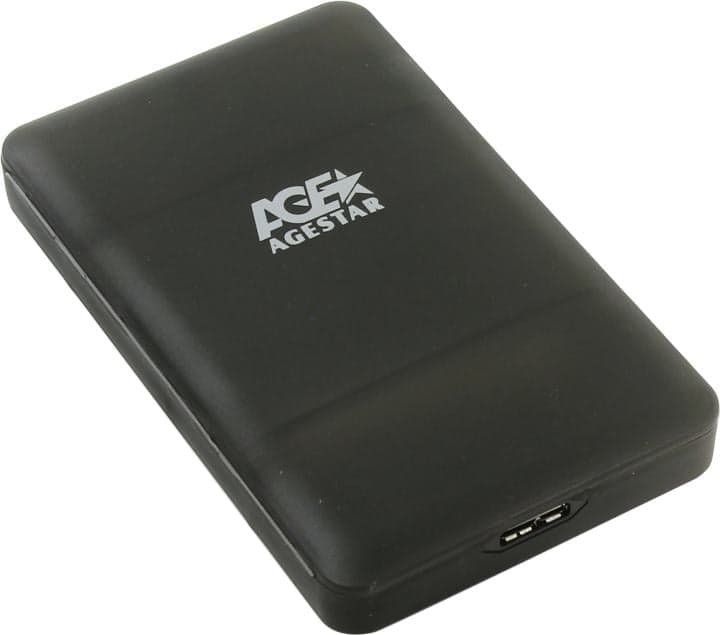 AgeStar <31UBCP3-Black>(Внешний бокс для 2.5" SATA HDD, USB3.1)