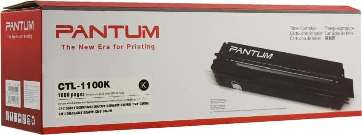 Тонер-картридж Pantum CTL-1100K Black для CP1100/CP1100DW/CM1100N/CM1100FDW