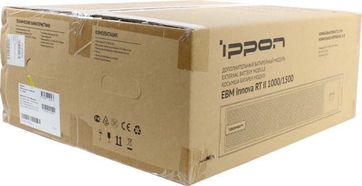 Ippon <EBM Innova RT II 1000/1500> (дополнительная батарея) <1398367>