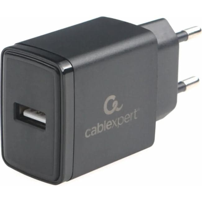 Зарядное устройство Cablexpert MP3A-PC-55, 10.5Вт, 2.1А, 1хUSB, чёрный, пакет