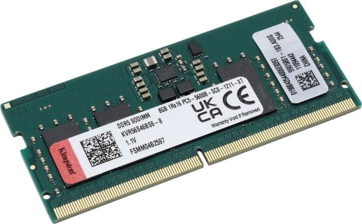 Kingston <KVR56S46BS6-8> DDR5 SODIMM 8Gb <PC5-44800> CL46