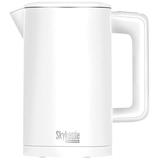 Чайник белый стекло электрический Redmond SkyKettle KM231S 1.7л. 2200Вт