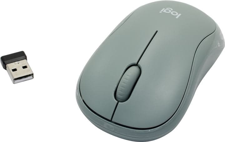 Logitech M221 Silent Green Wireless Mouse <910-006112> (RTL) USB 3btn+Roll