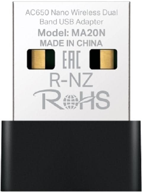 Mercusys <MA20N> AC650 Nano Wireless Dual Band USB Adapter (802.11a/b/g/n/ac)