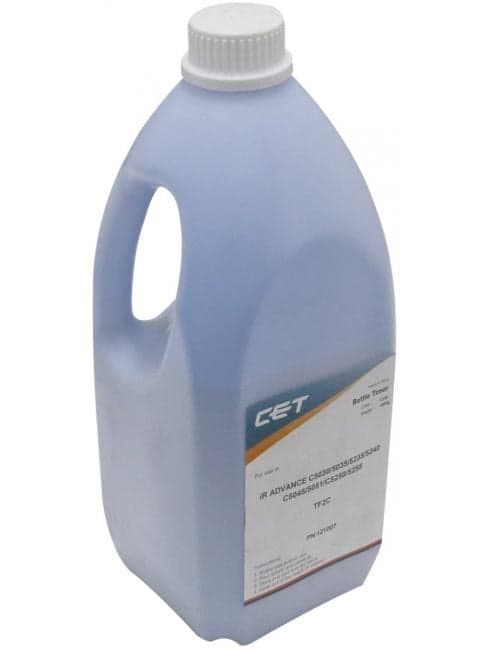 Тонер Cet TF2-C CET121007 голубой бутылка 1000гр. для принтера CANON iR ADVANCE C5051/C5030
