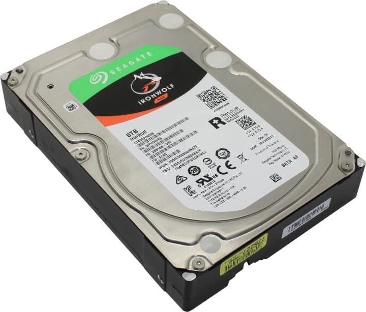 HDD 6 Tb SATA 6Gb/s Seagate IronWolf NAS <ST6000VN006> 3.5" 5400rpm 256Mb