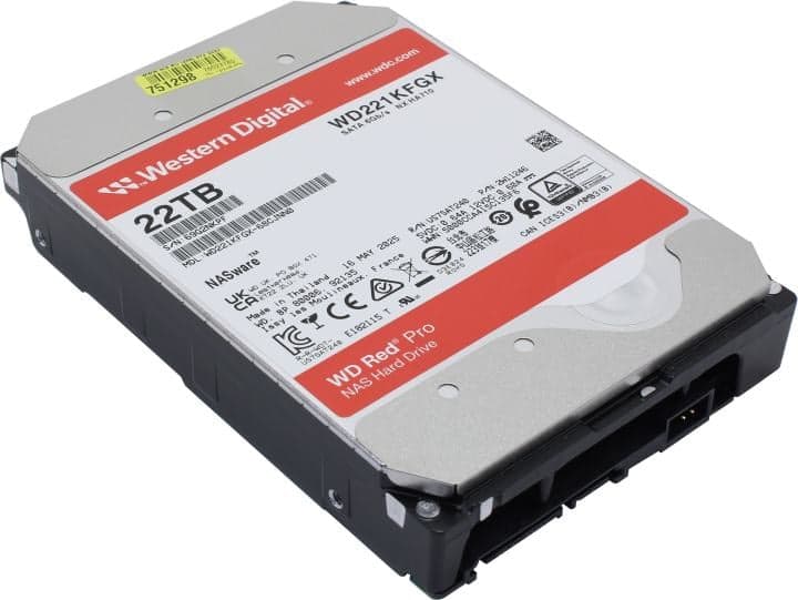 HDD 22 Tb SATA 6Gb/s Western Digital Red Pro <WD221KFGX> 3.5"