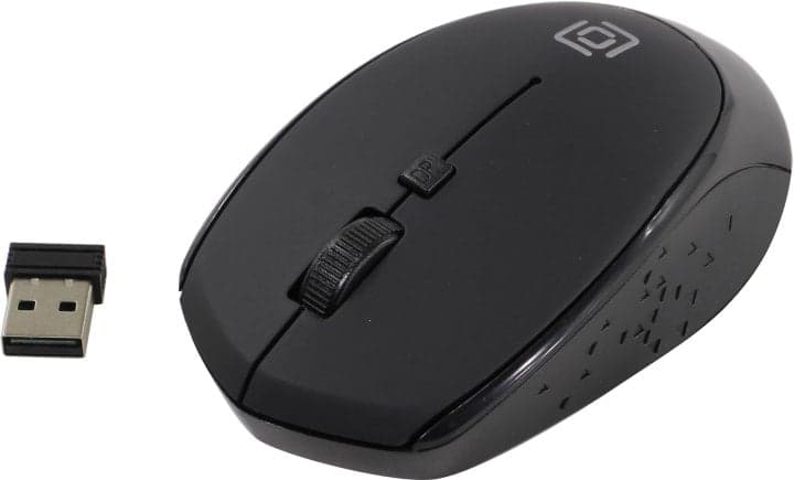 OKLICK Wireless Optical Mouse <488MW> <Black> (RTL) USB 4btn+Roll <1196560>