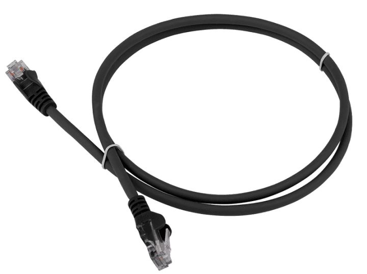 LAN-PC45/U6-5.0-BK Патч-корд LANMASTER LSZH UTP кат.6, 5.0 м, черный